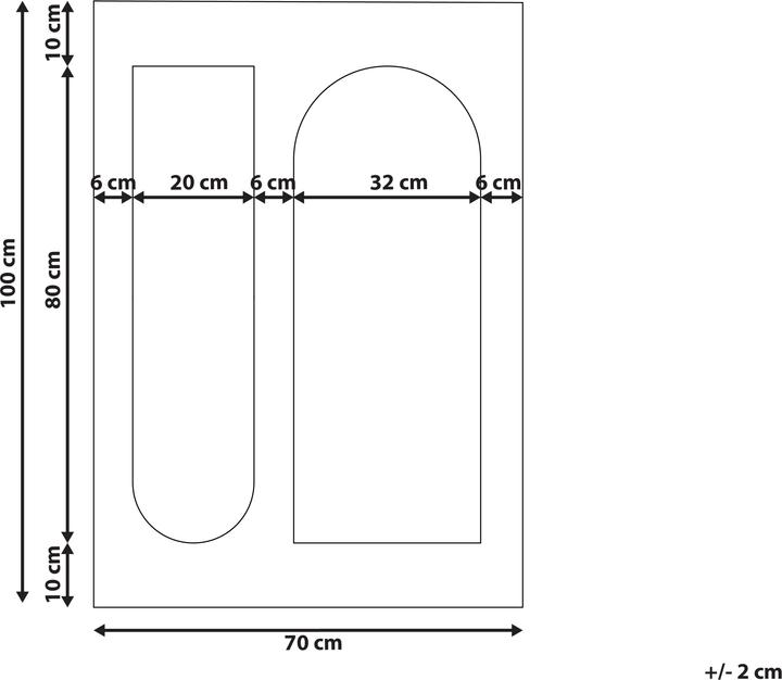 Produktbild Beliani Marcigny (70 x 100 cm)