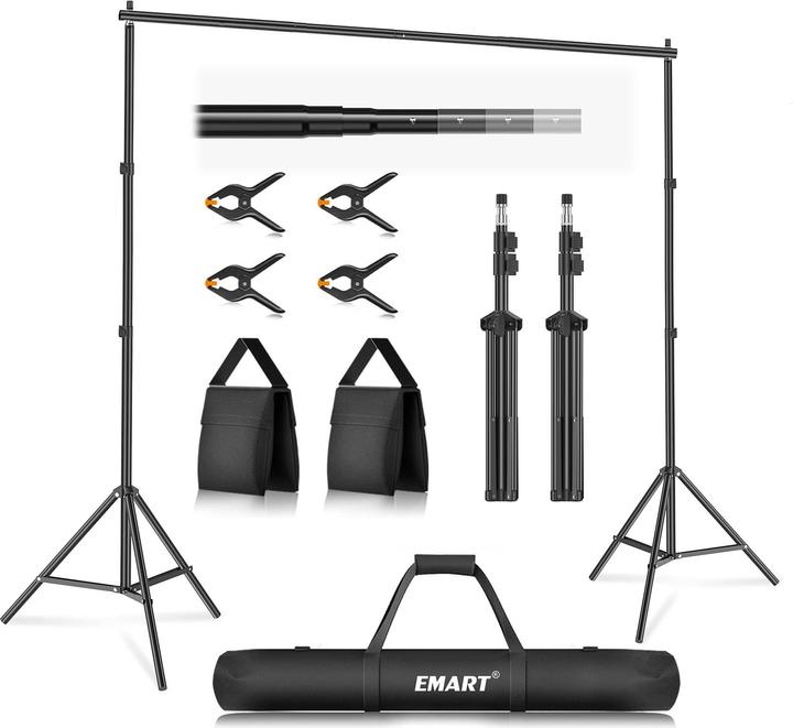 Immagine prodotto Emart Supporto per sfondo fotografico, 2x3m (300 cm, 210 cm)