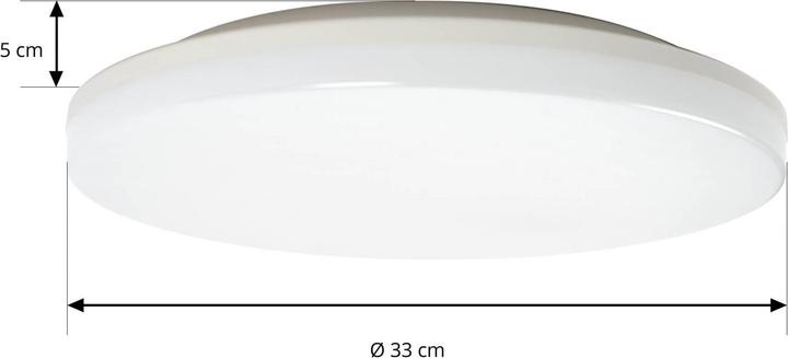 Produktbild Prios Artin LED-Deckenlampe, rund, 33 cm (3000 lm)