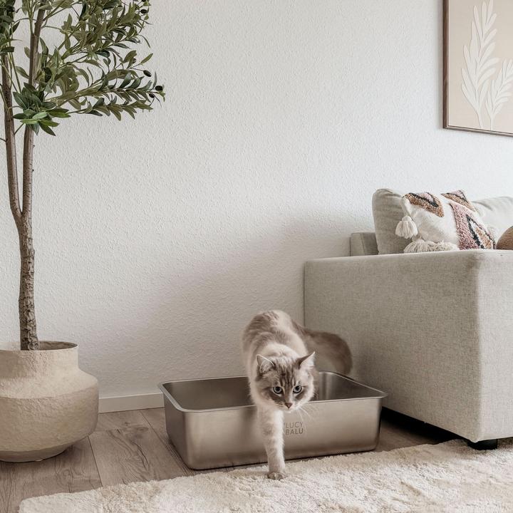 Produktbild LucyBalu Steeloo (Katzenklo offen)