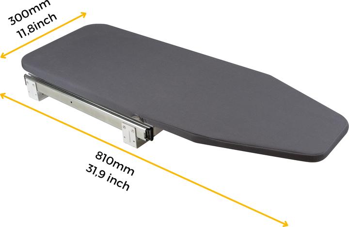 Actual product image Emuca Ironing board for furniture (81 x 30 cm)