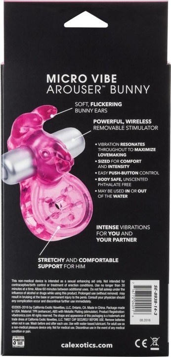 Image du produit CalExotics Micro Vibe Arouser Bunny (3.75 cm)