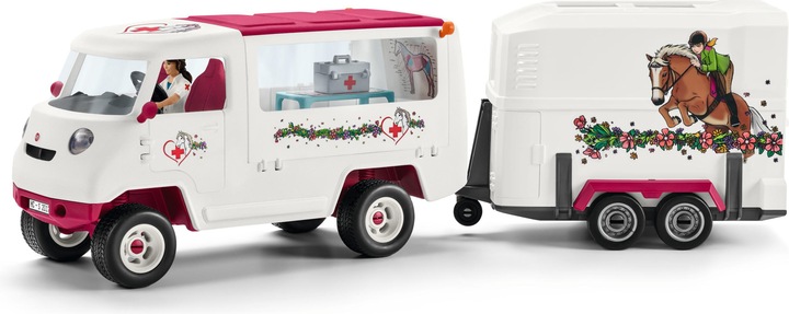 Produktbild Schleich Mobile Tierarzt mit Hannover Fohlen