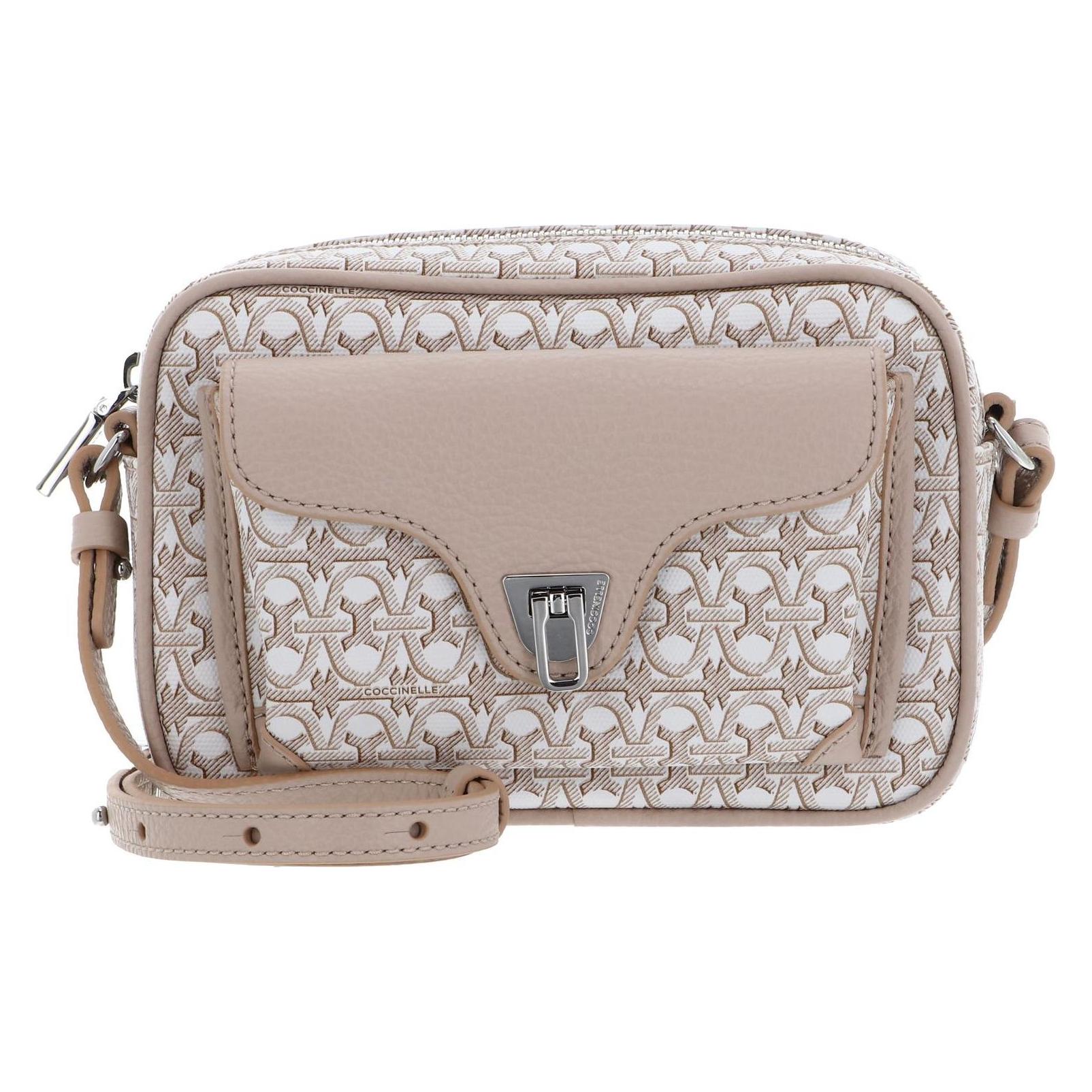 Coccinelle, Damen, Handtasche, Beat Coat Mono Handbag, Beige, Rosa