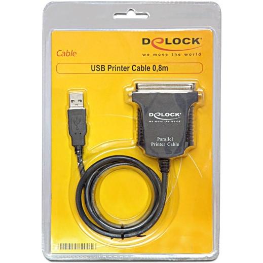 Thumbnail - Delock Schnittstellenkabel USB auf Cen36 (0.80 m, Parallel (Drucker)), Schnittstellenkabel