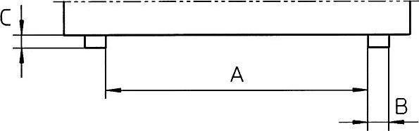 Image du produit eurokraft pro Benne basculante, modèle étroit (1000 l)