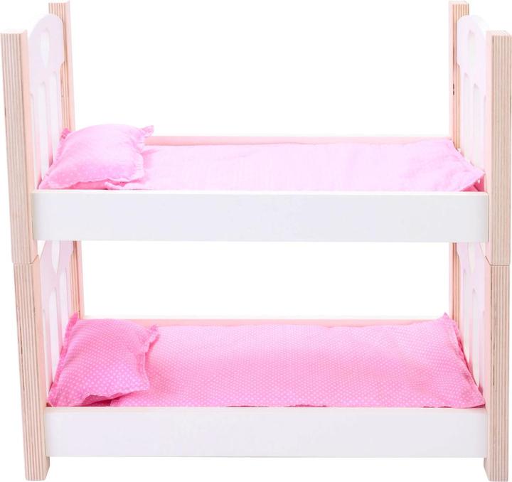 Actual product image Weible Dolls Bunk Bed pink/white