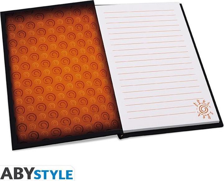 Actual product image ABYstyle Naruto Shippuden GiftSet Bicchiere/Badge/Notebook Konoha (400 ml, 3x)