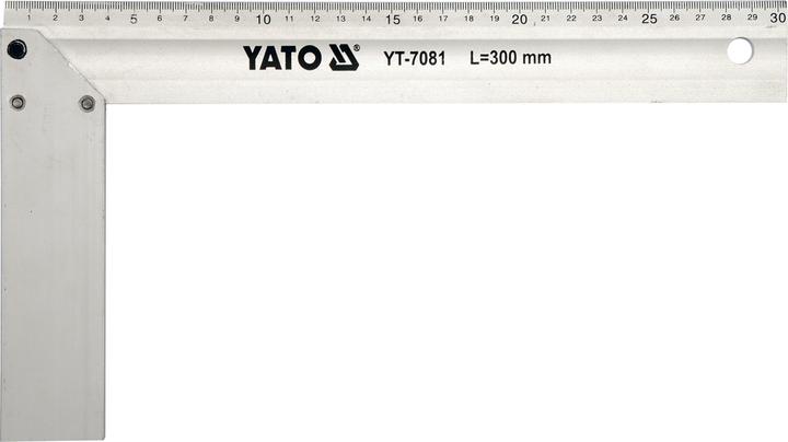Produktbild Yato YT-7082 Lineal Schreibtisch-Lineal Aluminium (e) (35 cm)