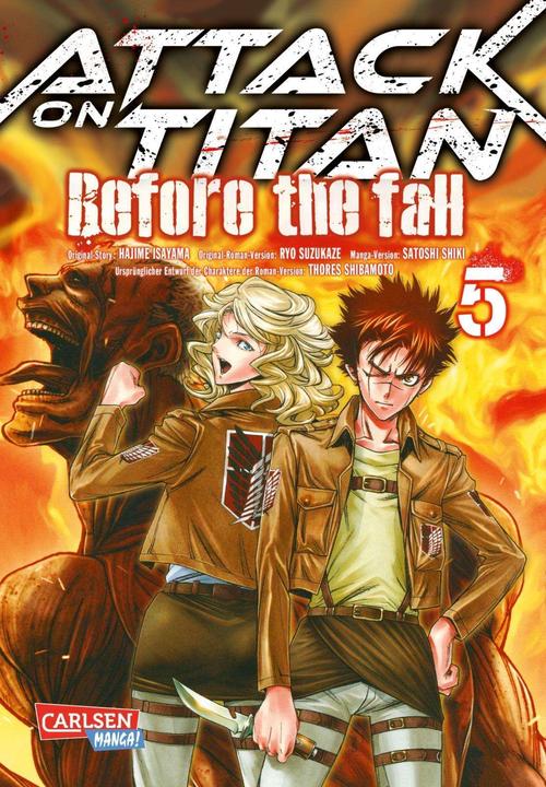 Produktbild Attack on Titan - Before the Fall, Band 5 (Deutsch, Hajime Isayama, 2016)