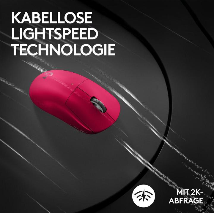 Image du produit Logitech G G Pro X Superlight 2 (Filaire, Sans fil)
