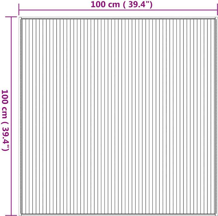 Produktbild vidaXL Teppich (100 x 100 cm)