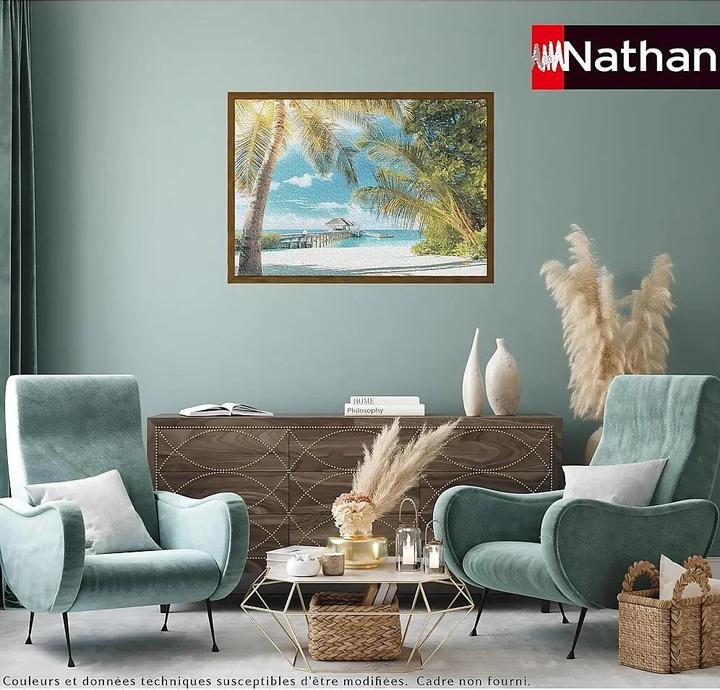 Immagine prodotto Nathan Puzzle 1500 pezzi Levente Bodo - Paradise Beach (1500 pezzi)