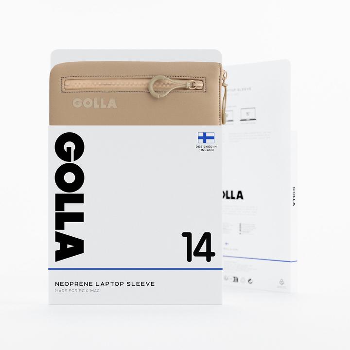 Produktbild Golla Laptop-Sleeve 14 Zoll, coffee (14", Apple, ASUS, Dell, HP, Lenovo, Universal)