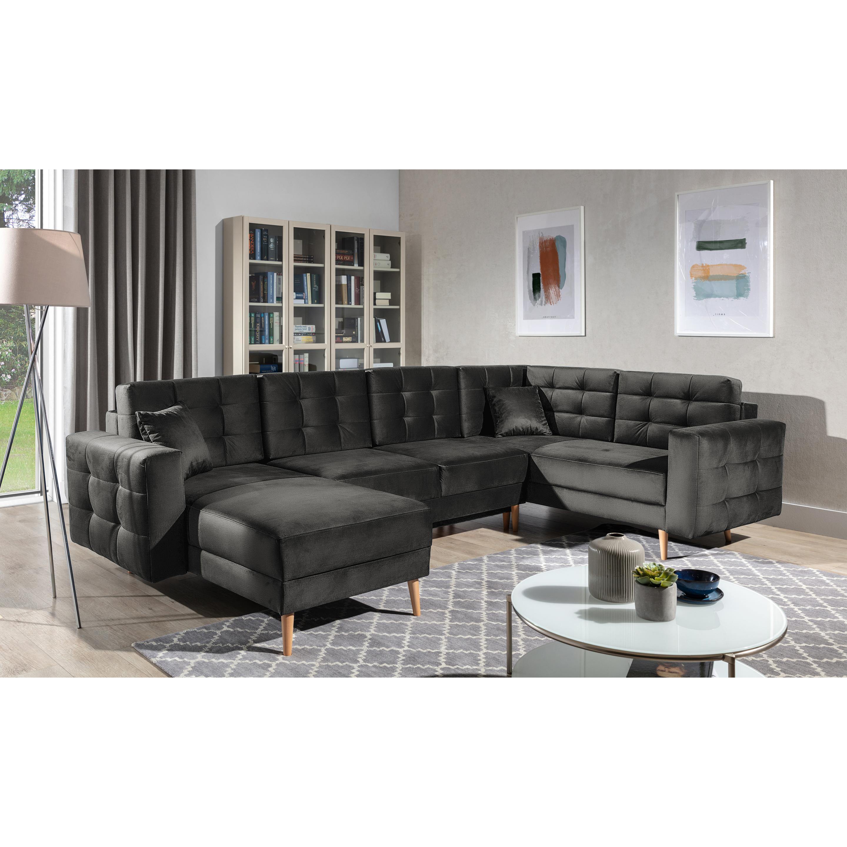 ELTAP, Sofa, Asgard U (Wohnlandschaft, 5-Sitzer, Bettsofa)
