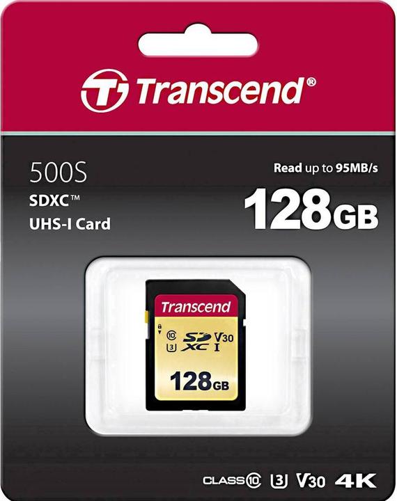 Produktbild Transcend 128GB UHS-I U3 SD card MLC (128 GB, SDXC, U3, UHS-I)
