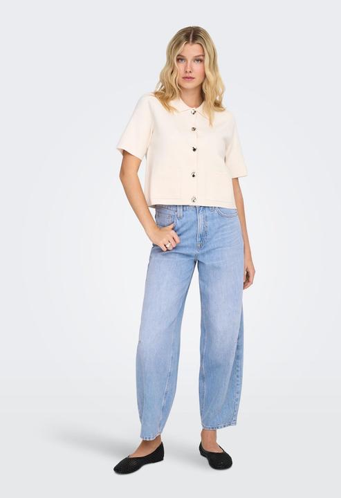 Produktbild Only ONLFRANKIE Hohe Taille Barrel Fit Jeans Locker geschnitten (32)