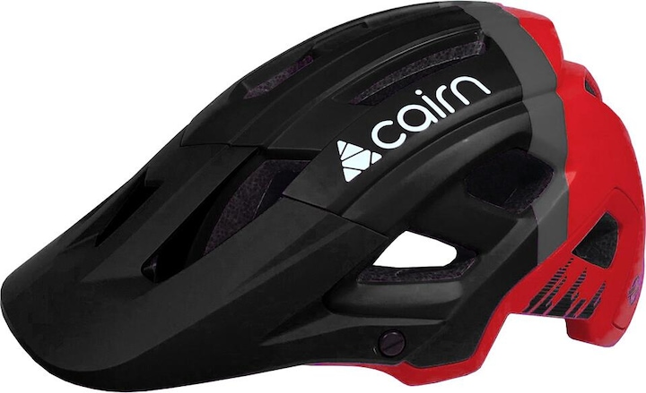 Produktbild Cairn Fahrradhelm Erwachsene Berghelm Active Allmountain Schwarz Rot - Dust II - Moutainbike All T (58 - 61 cm)