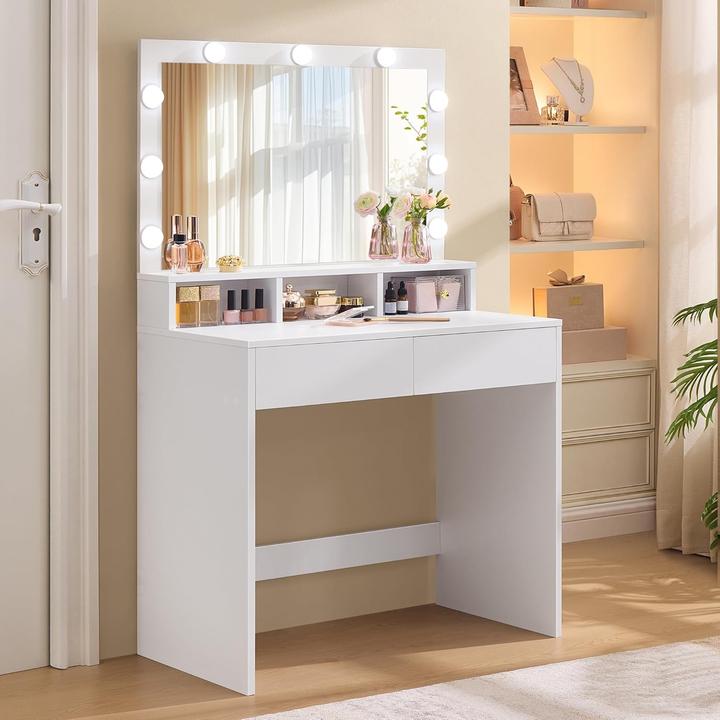 Image du produit Songmics Coiffeuse (80 x 40 x 140 cm)