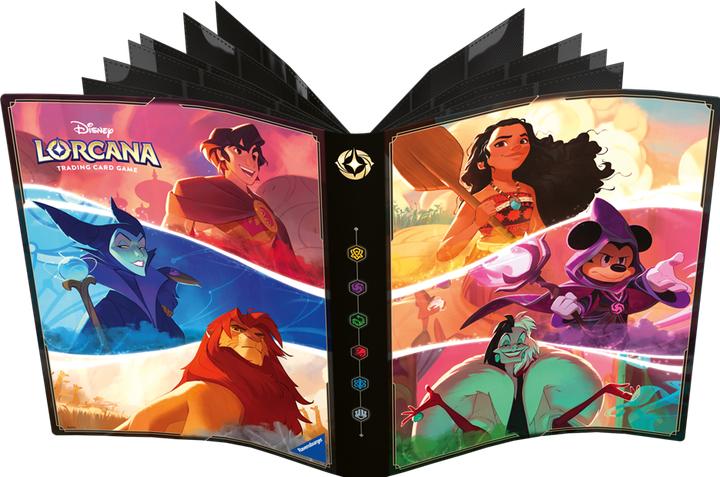 Actual product image Ravensburger Disney Lorcana Trading Card Game: Set 5-8 -Collection folder motif A