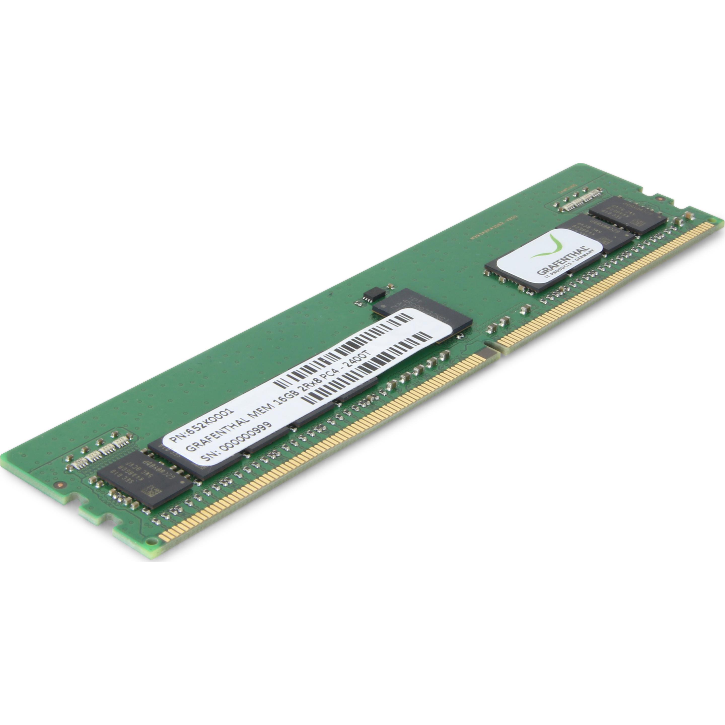 Grafenthal MEM 32GB 2Rx4 DDR4-2666MHz RDIMM PC4-21300 ECC CL19 1.2V (1 x 32GB, 2666 MHz, DDR4-RAM, DIMM), RAM