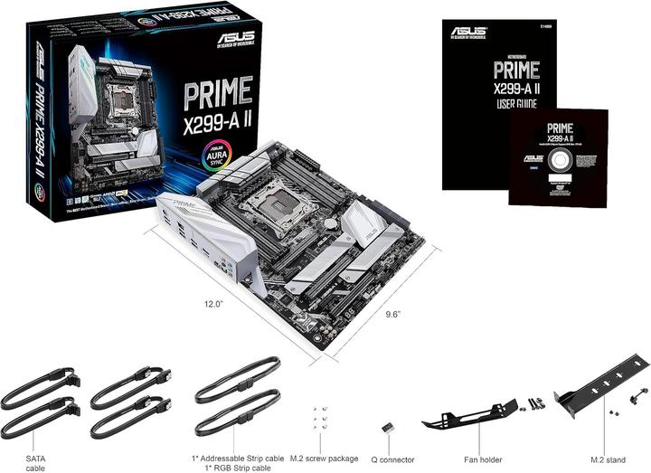 Produktbild ASUS Prime X299-A II (LGA 2066, Intel X299, ATX)