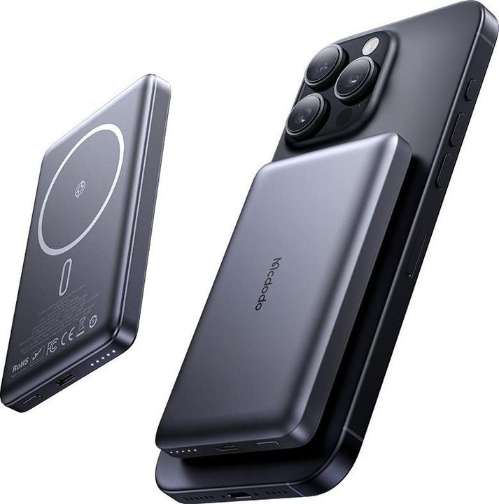 Actual product image Mcdodo 20W 10000mAh magnetic powerbank MC-4651 (10000 mAh, 20 W, 37 Wh)