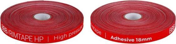BBB Rimtape Hp Adhesive 16mmx45m Red (16 mm)