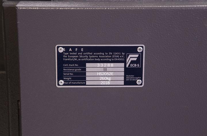 Actual product image Phoenix Safe HS2052E Mercury (69 l)