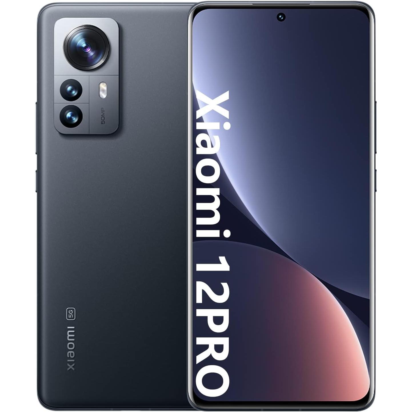 Xiaomi 12 Pro 5G 12/256GB DS Gray (256 GB, Grey, 6.73", Dual SIM, 5G), Smartphone, Grau