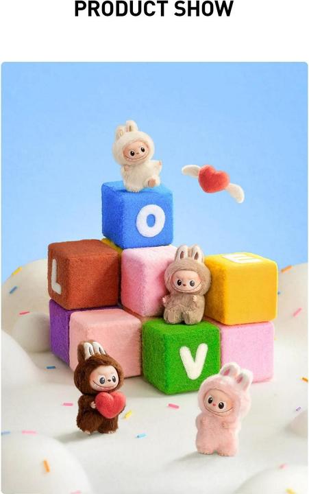 Image du produit Pop Mart Labubu The Monsters Pin for Love Series (A-M) (boîte individuelle)