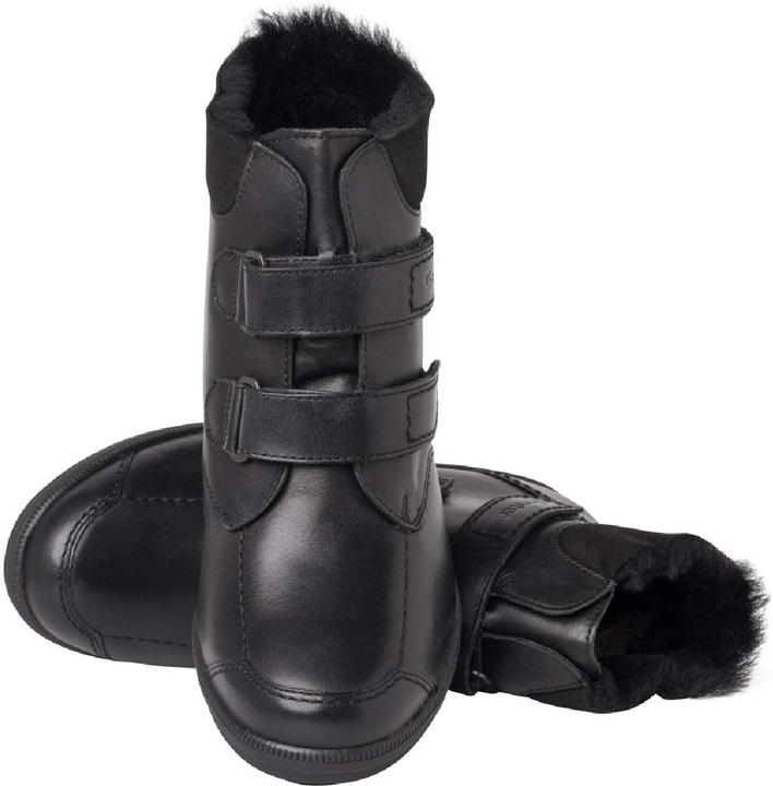 Actual product image Ganter Women's Ankle Boots with Hook-and-Loop Closure, Block Heel, and Removable Insole (35)