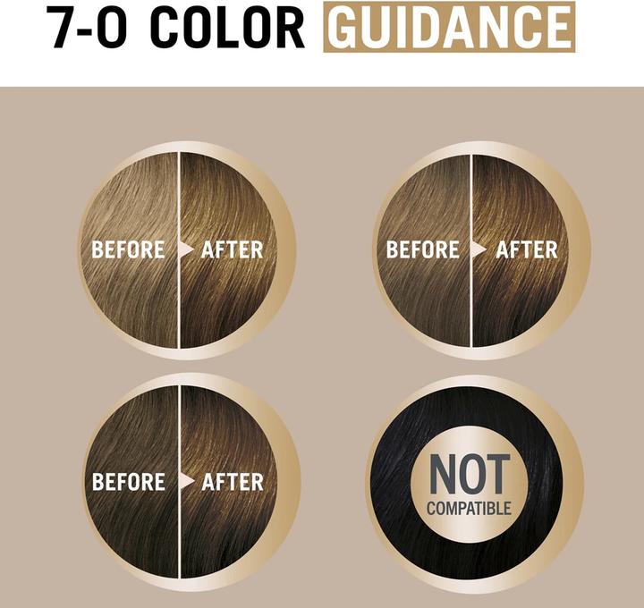 Actual product image Garnier Schwarzkopf Creme Supreme Hair Color Shade 70 Natural Dark Blonde (Fair-haired man)