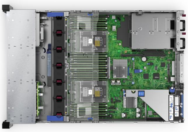 Actual product image HPE E ProLiant DL380 G10 NC, 2nd Gen CPU, 8 Core 2933MT/s, 2 Rank, 562FLR-SFP (Intel Xeon Gold 6250, 32 GB, Rack Server)