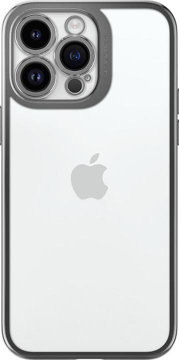 Actual product image Spigen Optics Crystal Iphone 14 Pro Max Chrome Gray (Apple iPhone 14 Pro Max)
