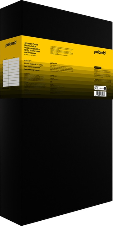 Actual product image Polaroid 8x10 Duochrome Film Black & Yellow (8x10)