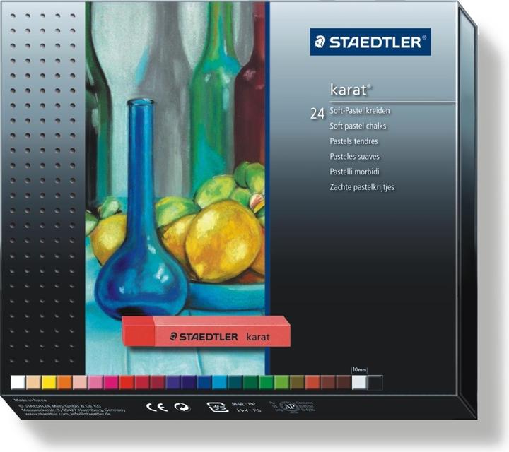 Immagine prodotto Staedtler Pastelli morbidi karat in 24 colori (Multicolore, 24 x)