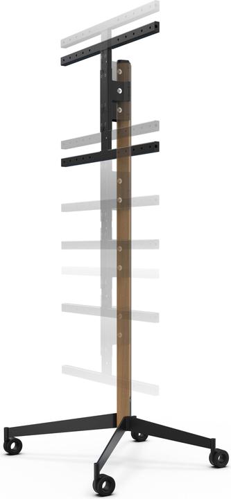 Image du produit Erard KANA 1600XXL support TV mobile 40-80 pouces, chêne clair / noir (50 kg, 40" - 80")