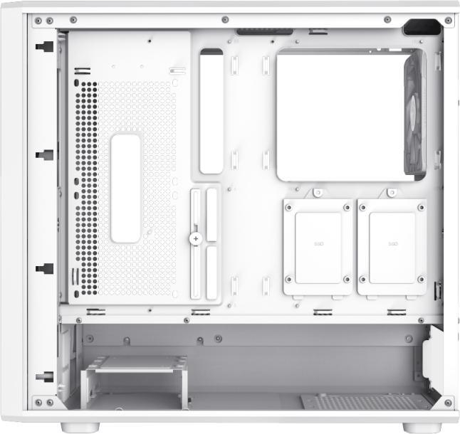Actual product image GameMax Boitier Moyen Tour ATX Claw 460 avec panneau vitré (Blanc) (ATX, ITX, mATX)