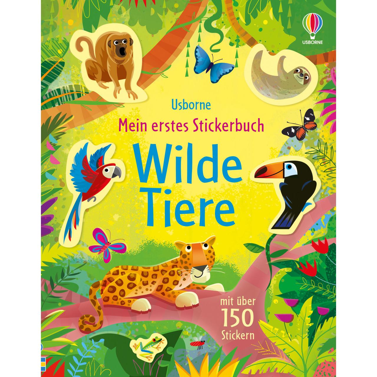 Usborne Publishing, Sticker, Mein erstes Stickerbuch: Wilde Tiere