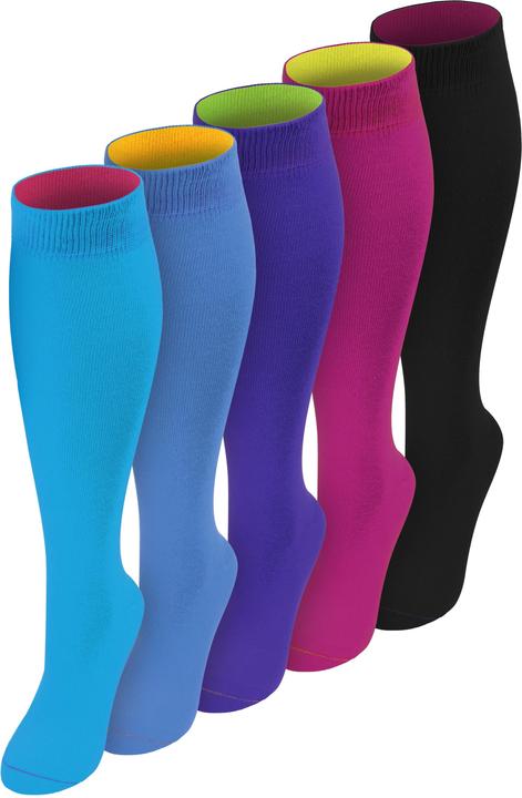 Black, Magenta, Royal blue, Sky blue, Turquoise