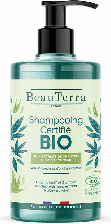 Produktbild BeauTerra Shampoo Hanf & Aloe Vera Bio Fl 750 ml (750 ml, Flüssiges Shampoo)
