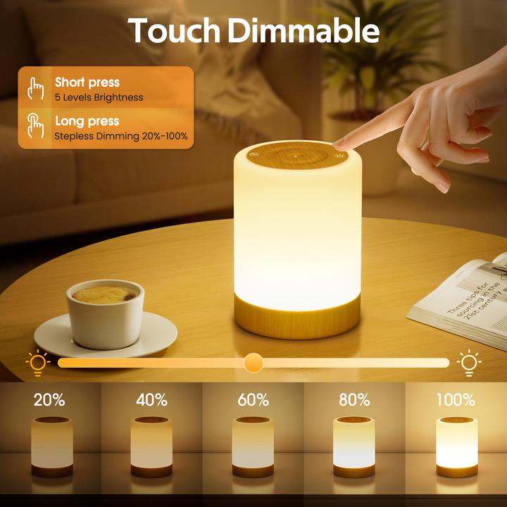 Produktbild Alopini Touch Dimmbare Nachttischlampe
