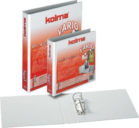 Image du produit Kolma Classeur à anneaux Vario A5 XL 2 anneaux hauteur de remplissage 3 cm blanc (A5, 47 mm, 1 pièce(s))