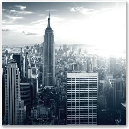 Actual product image Trenddeko The Empire State Building - square (70 x 70 cm)