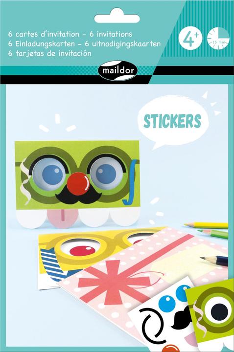Maildor Pochette créative, Cartes d'invitation - Multicolore