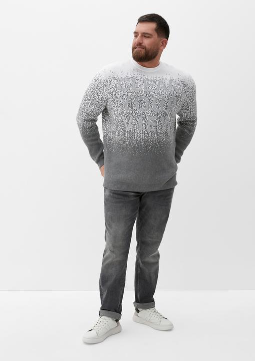 Produktbild s.Oliver Strickpullover Pullover aus Baumwollstrick (XXL)