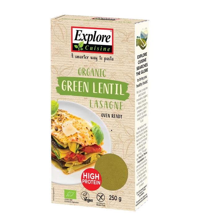Produktbild Explore Cuisine Lasagne aus Grünen Linsen Bio (303 g)