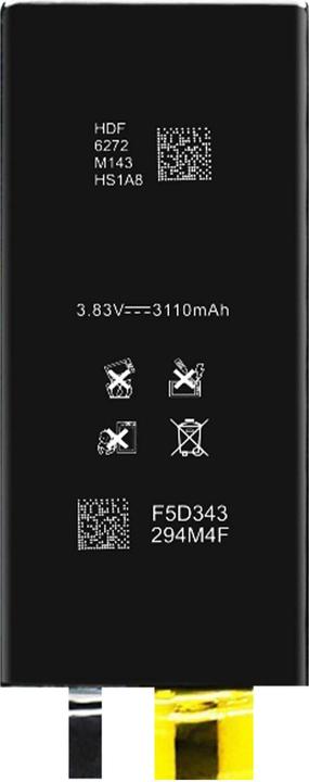 Actual product image Clappio 3110mAh replacement battery without BMS