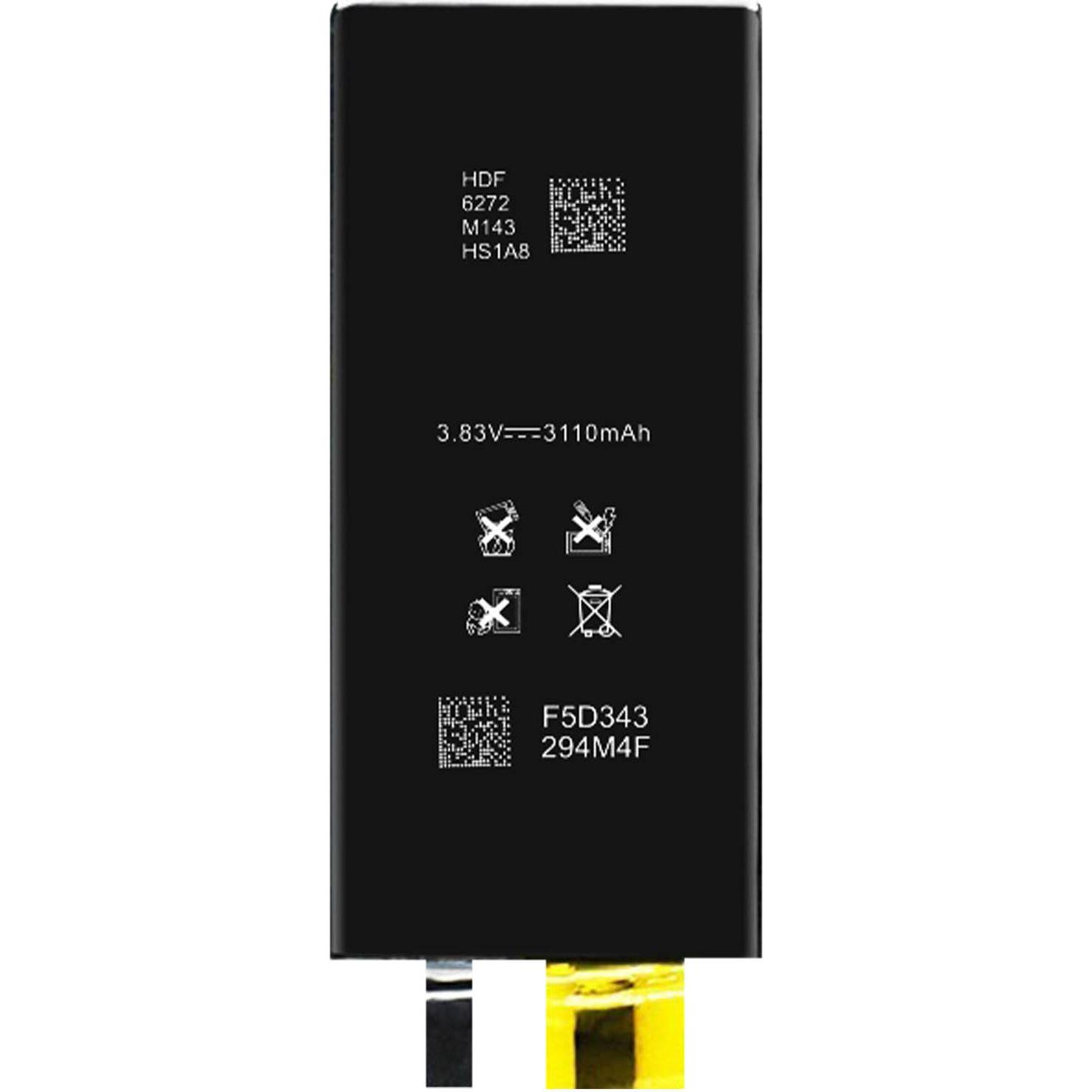Thumbnail - Clappio 3110mAh Ersatzakku ohne BMS, Smartphone Akku